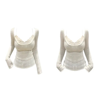 Whisper Ivory Knit Top