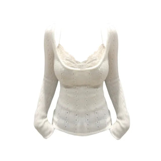 Whisper Ivory Knit Top