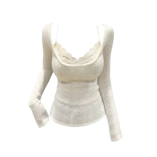 Whisper Ivory Knit Top