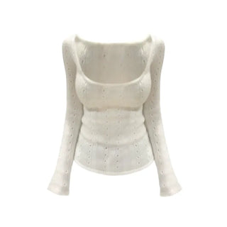 Whisper Ivory Knit Top