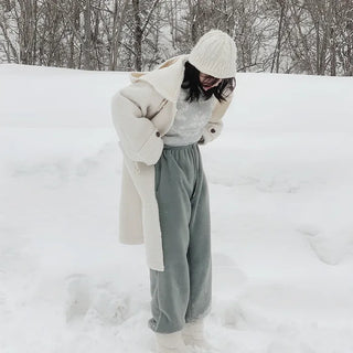 (Basic/Long) Double Fleece Jogger Pants (4 colors)