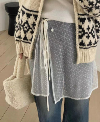 Designer apron skirt