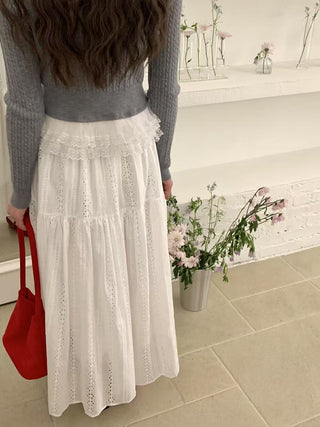 French lace dress skirt