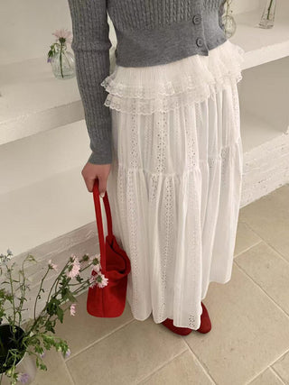 French lace dress skirt
