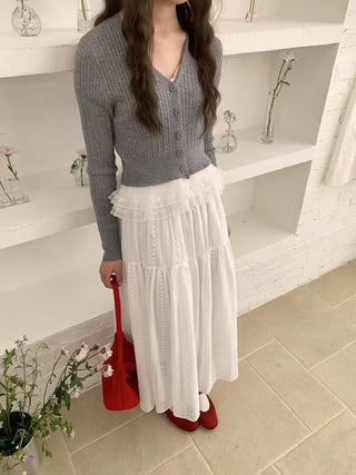 French lace dress skirt