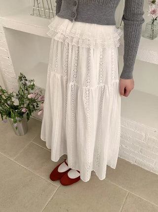 French lace dress skirt