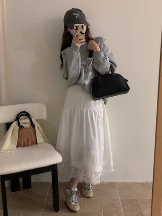 Korean casual loose skirt