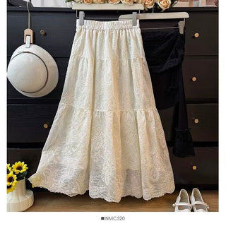 Embroidered western skirt