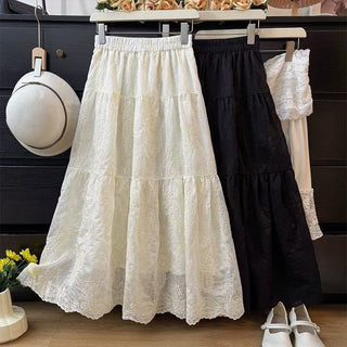 Embroidered western skirt