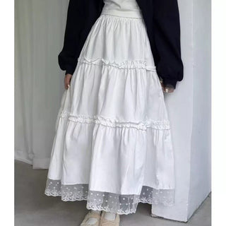Lace swing cake skirt