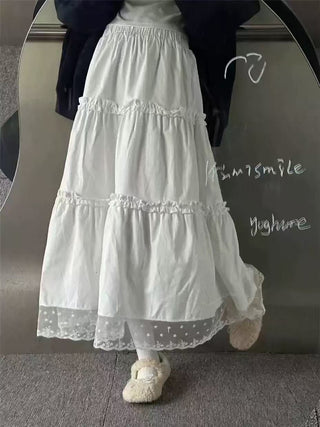 Lace swing cake skirt