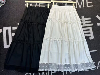 Lace swing cake skirt