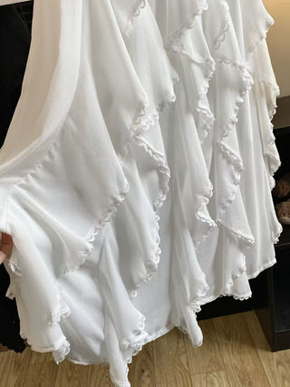 Retro ruffled bubble Chiffon skirt