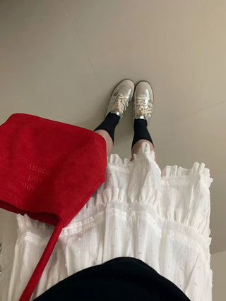 Korean high-waist cake skirt