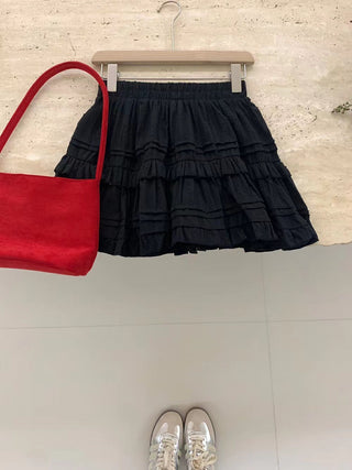 Korean high-waist cake skirt