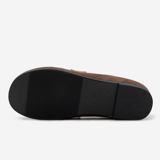 Oz Fur-lined Suede Loafers 1cm