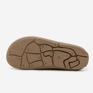 Commuse Cowhide Fur-Lined Flats 2cm