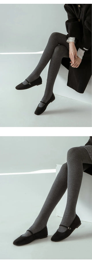 Molly Mary Jane Fur-Lined Flat Shoes 1cm