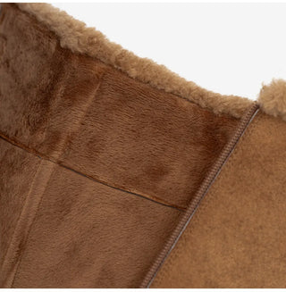 Berta Shearing Suede Long Boots 4cm