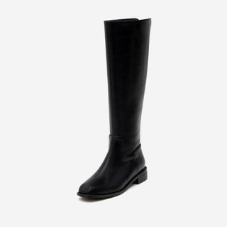 Sophie Square Basic Long Boots 3cm