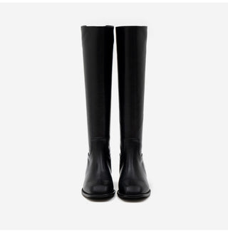 Sophie Square Basic Long Boots 3cm