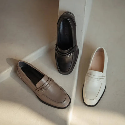 Collin Basic Belted Loafers 2cm