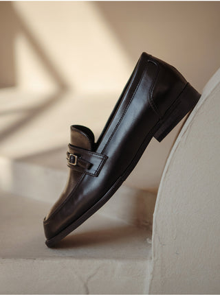 Collin Basic Belted Loafers 2cm