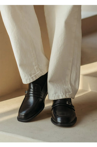 Collin Basic Belted Loafers 2cm