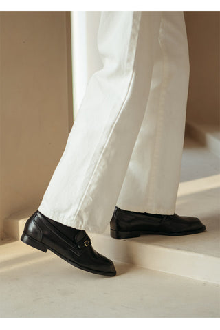 Collin Basic Belted Loafers 2cm
