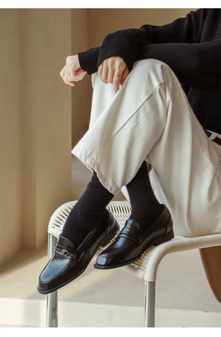 Collin Basic Belted Loafers 2cm