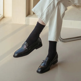 Collin Basic Belted Loafers 2cm