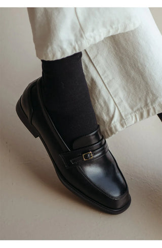 Collin Basic Belted Loafers 2cm