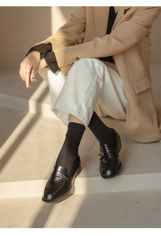 Collin Basic Belted Loafers 2cm