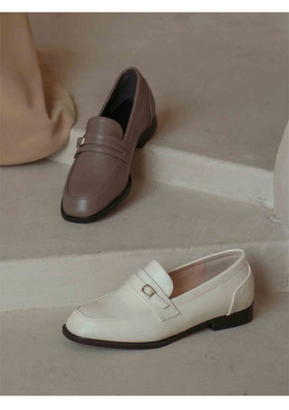 Collin Basic Belted Loafers 2cm