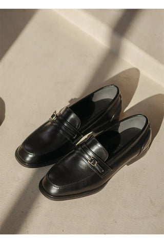 Collin Basic Belted Loafers 2cm