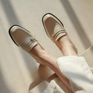 Collin Basic Belted Loafers 2cm
