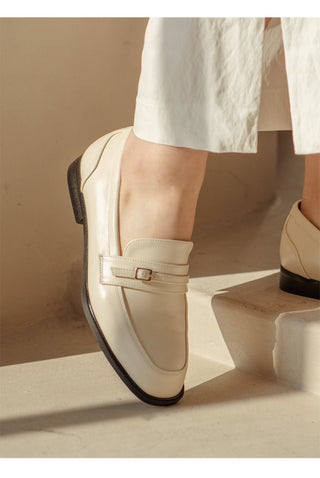 Collin Basic Belted Loafers 2cm