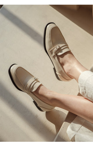Collin Basic Belted Loafers 2cm