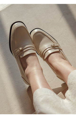 Collin Basic Belted Loafers 2cm