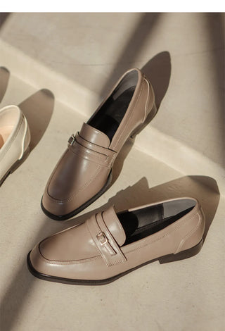 Collin Basic Belted Loafers 2cm