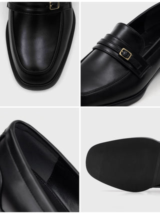 Collin Basic Belted Loafers 2cm