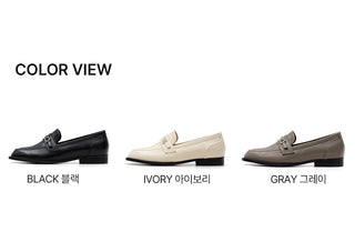 Collin Basic Belted Loafers 2cm