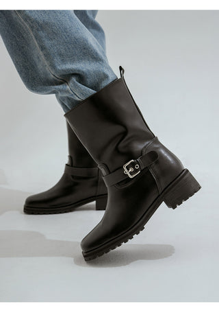 Juild Square Basic Track Sole Rider Boots 5cm