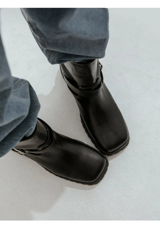 Juild Square Basic Track Sole Rider Boots 5cm