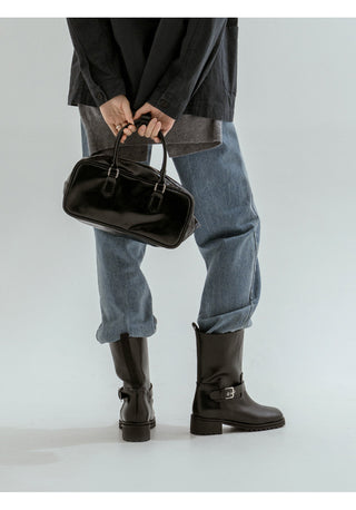 Juild Square Basic Track Sole Rider Boots 5cm