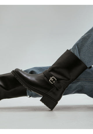 Juild Square Basic Track Sole Rider Boots 5cm