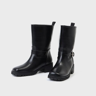 Juild Square Basic Track Sole Rider Boots 5cm