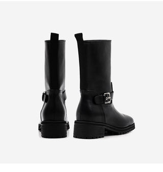 Juild Square Basic Track Sole Rider Boots 5cm