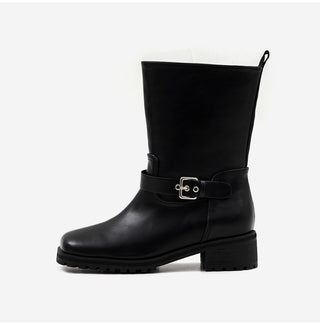 Juild Square Basic Track Sole Rider Boots 5cm