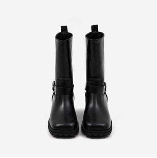 Juild Square Basic Track Sole Rider Boots 5cm